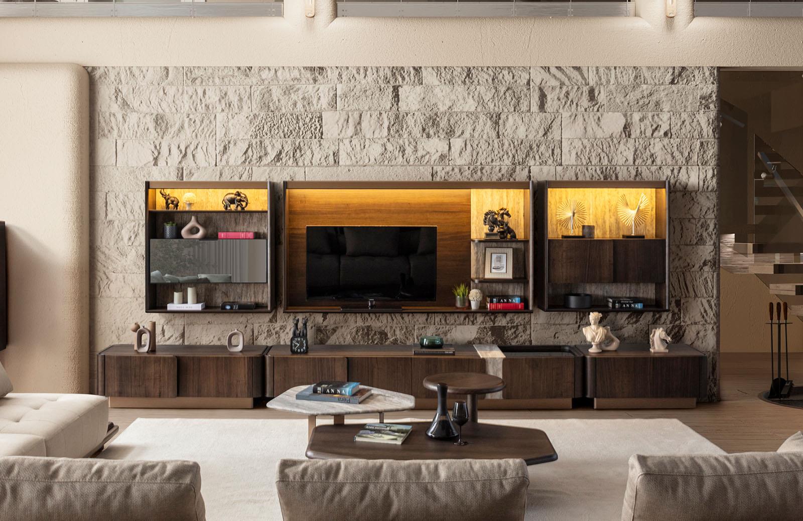 Bretz Duvar Ünitesi TV Ünitesi