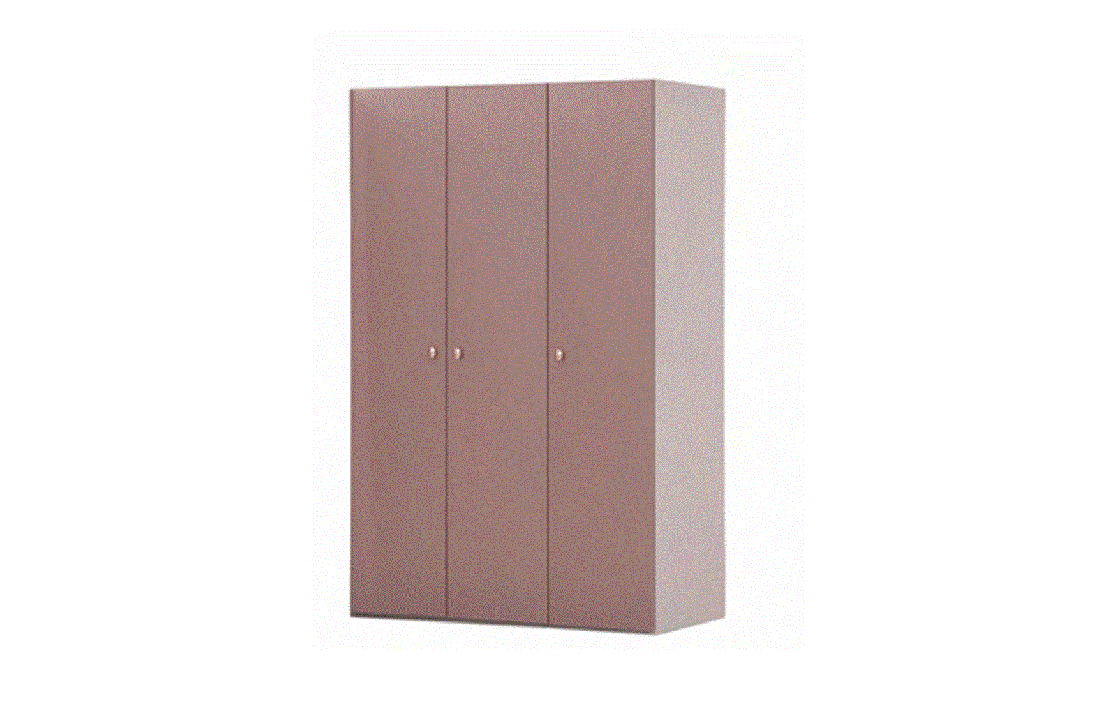 Bello 3 Kapaklı Ahşap Dolap S-301 Genç Odası