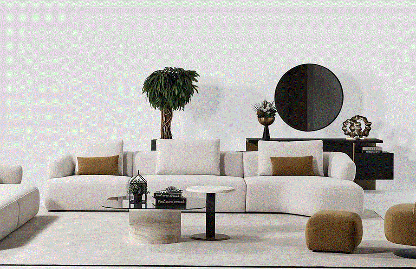 Limerence Köşe Koltuk Dinlenmeli Köşe Koltuk