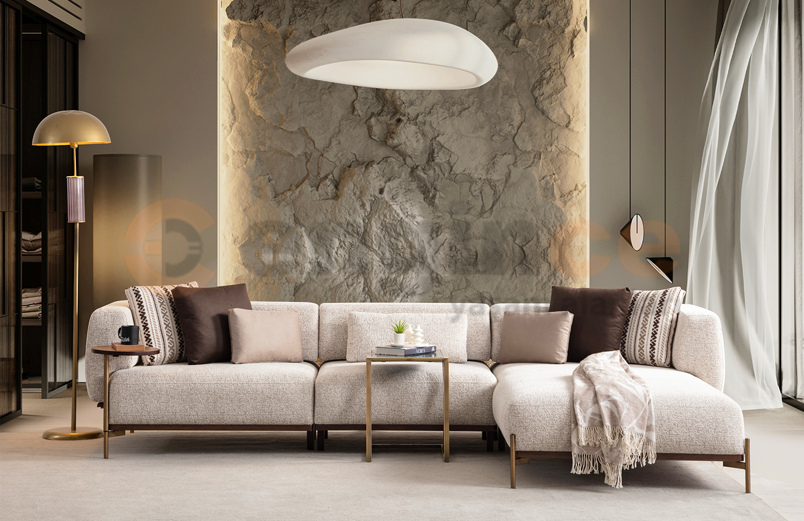 Desina Köşe Takımı Mini Köşe Koltuk