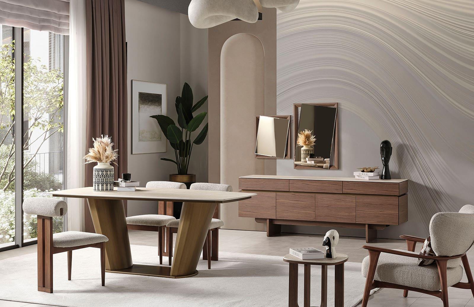 Lama Yemek Odası Takımı Yemek Odası