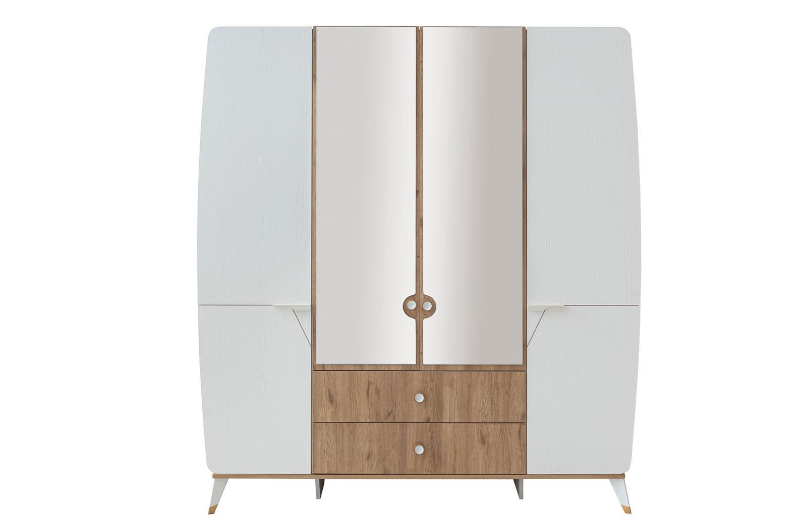 Bloom 4 Kapılı Dolap Genç Odası