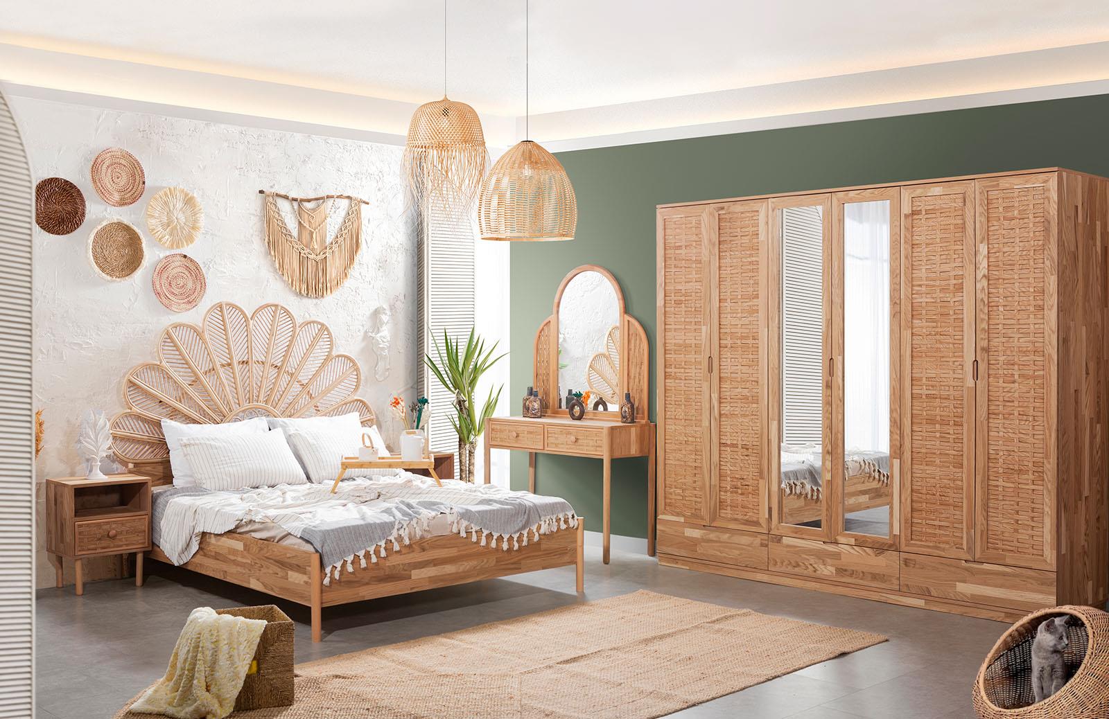 Rantina Bohem Yatak Odası Takımı Modern Yatak Odası