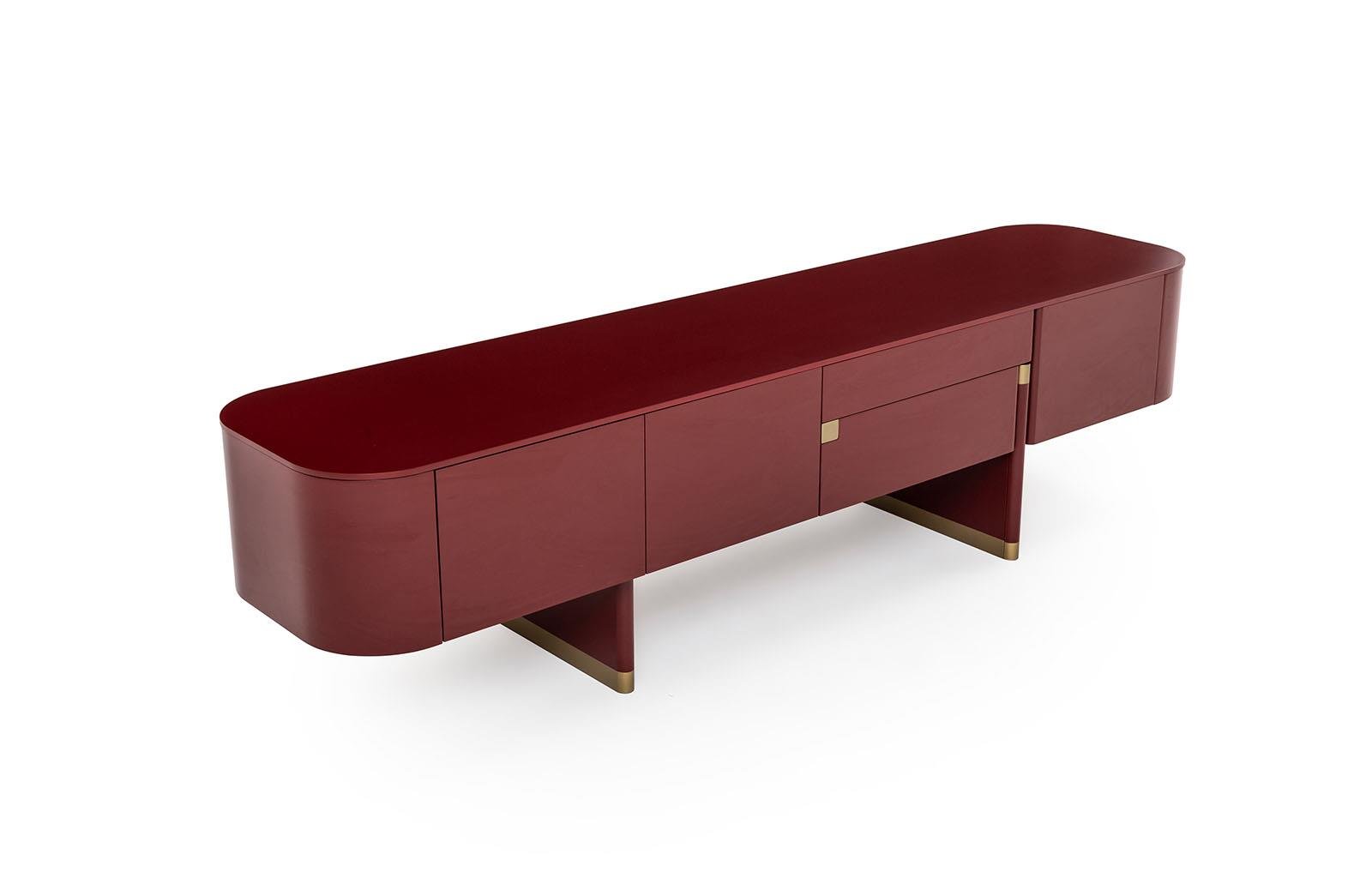 Riley Tv Sehpası Bordo TV Ünitesi