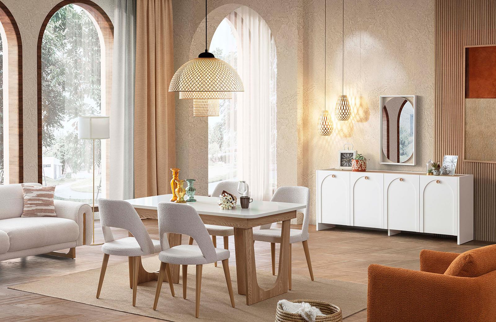 Nina Yemek Odası Takımı Yemek Odası