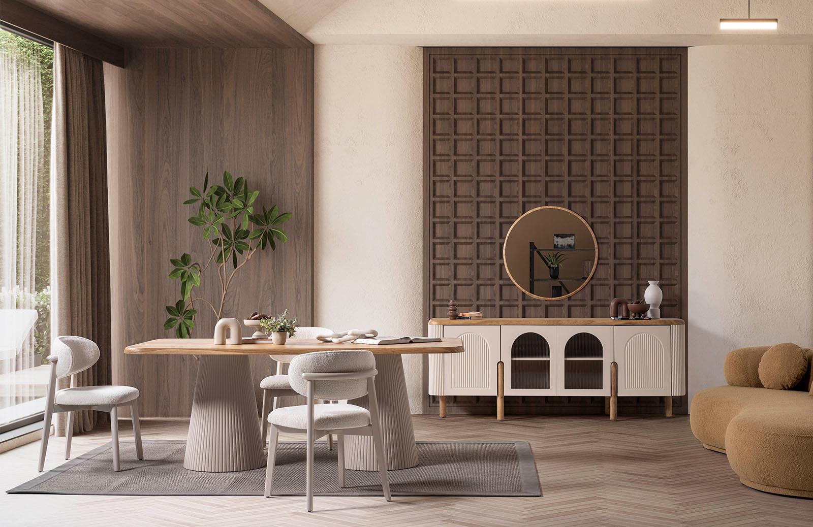 Stew Yemek Odası Takımı Modern Yemek Odası