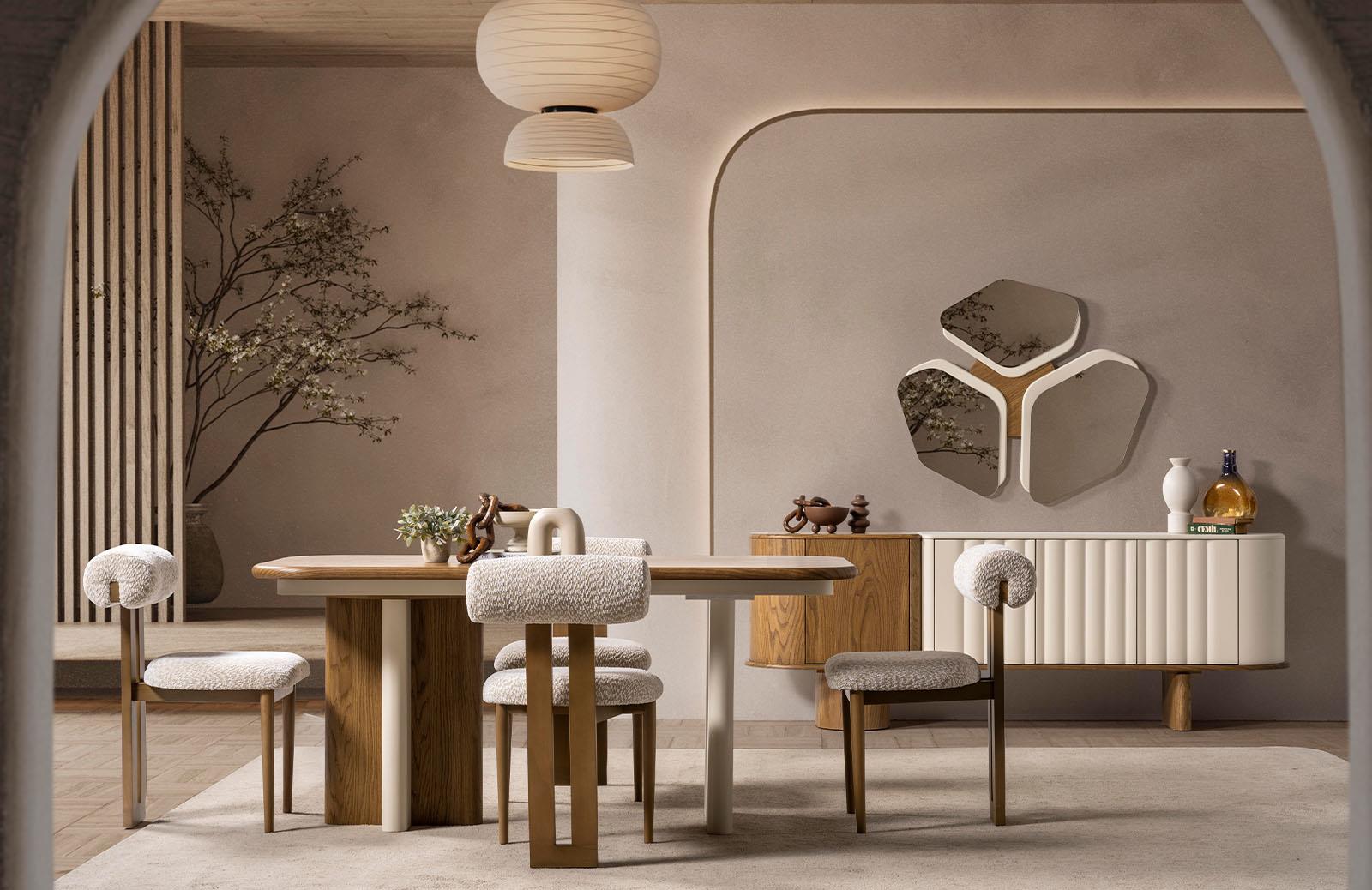 Monaco Yemek Odası Takımı Modern Yemek Odası