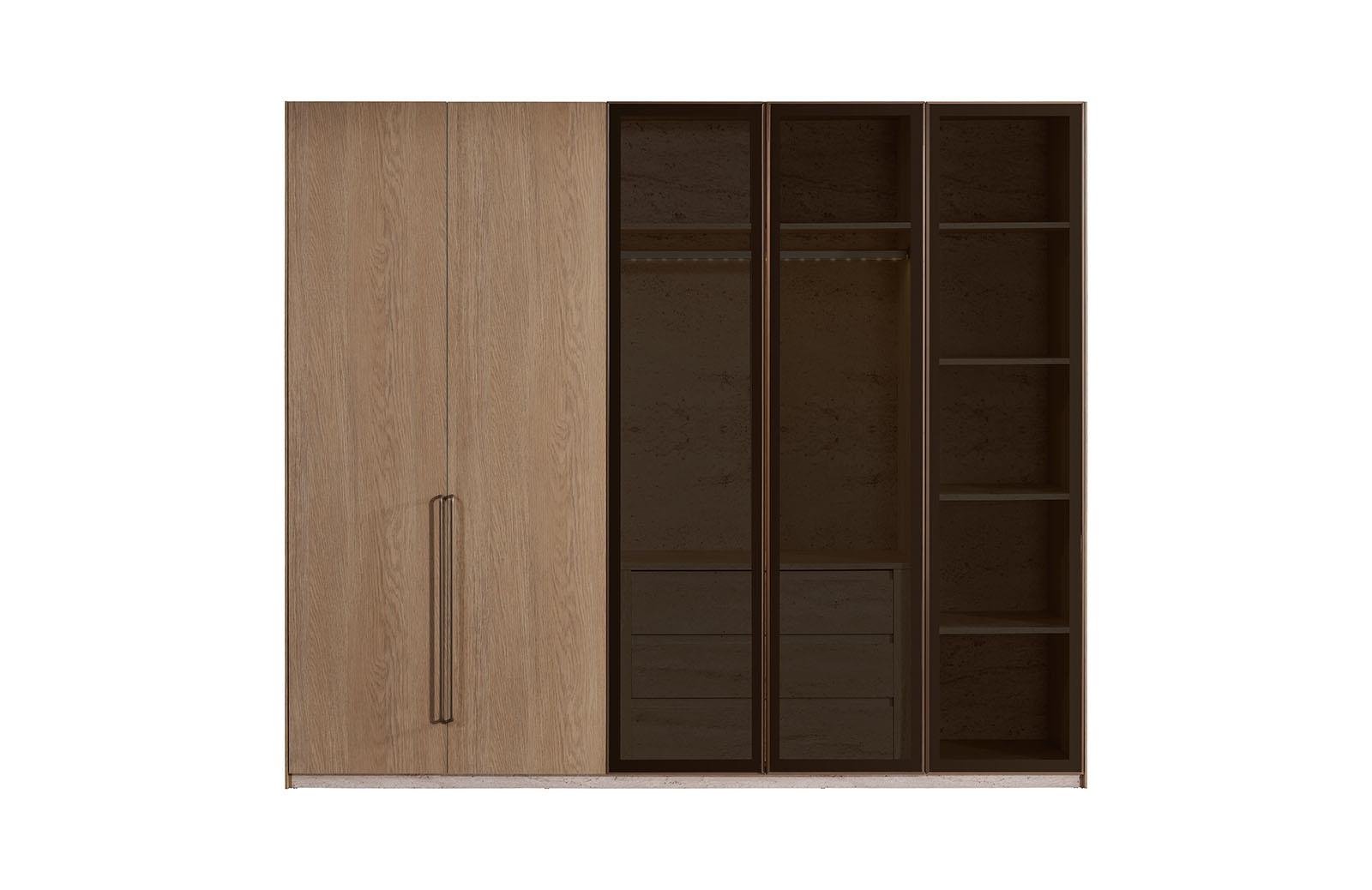 Victor 5 Kapaklı Dolap Köşe Dolap