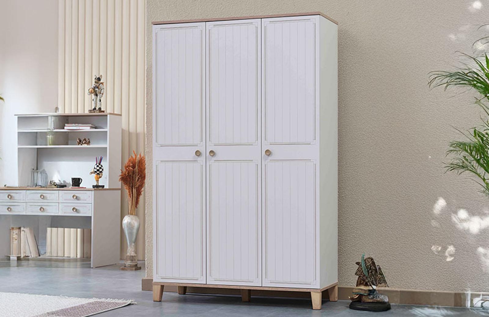 Horen 3 Kapaklı Dolap Genç Odası