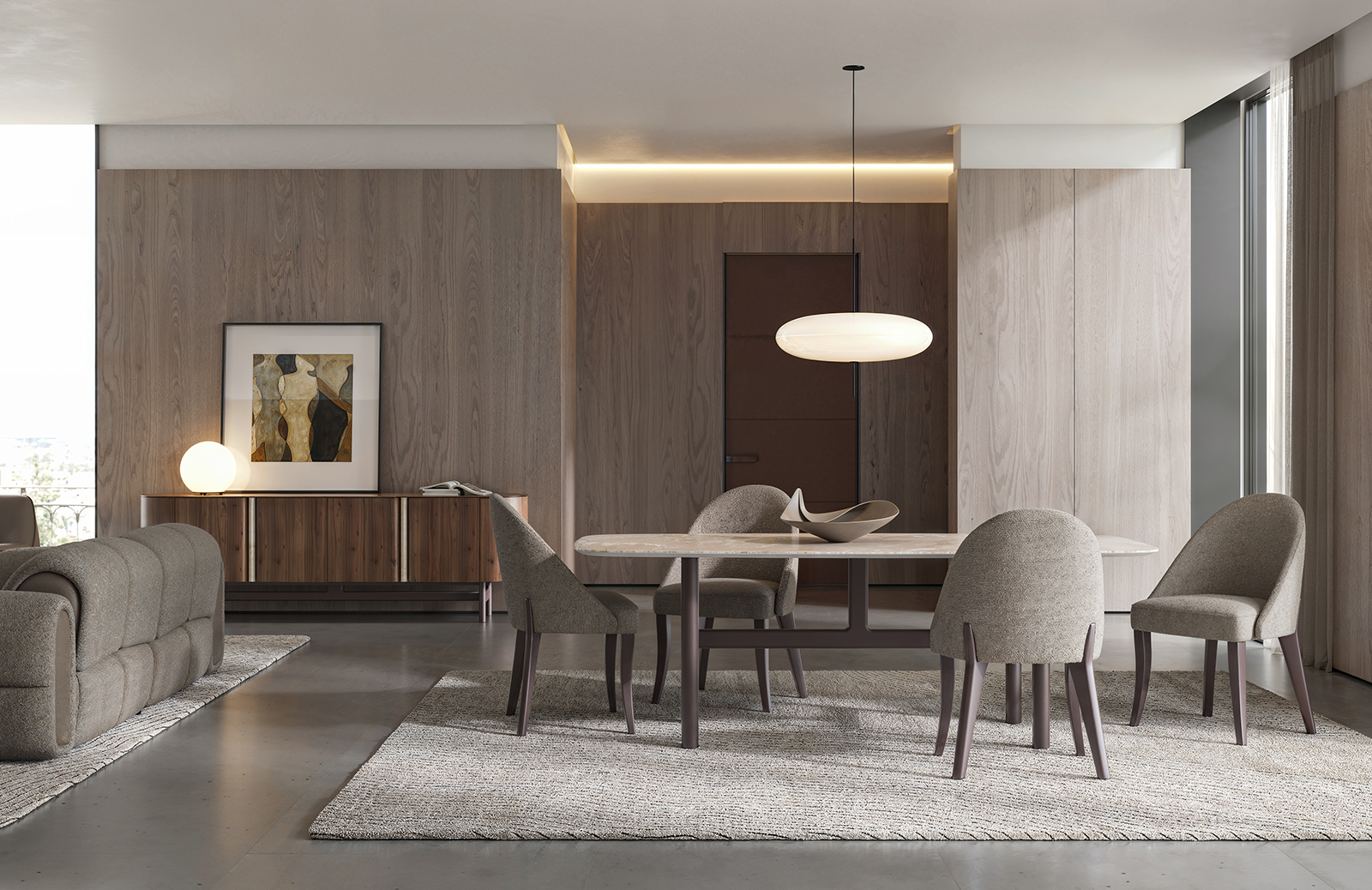 Leonie Yemek Odası Takımı Modern Yemek Odası