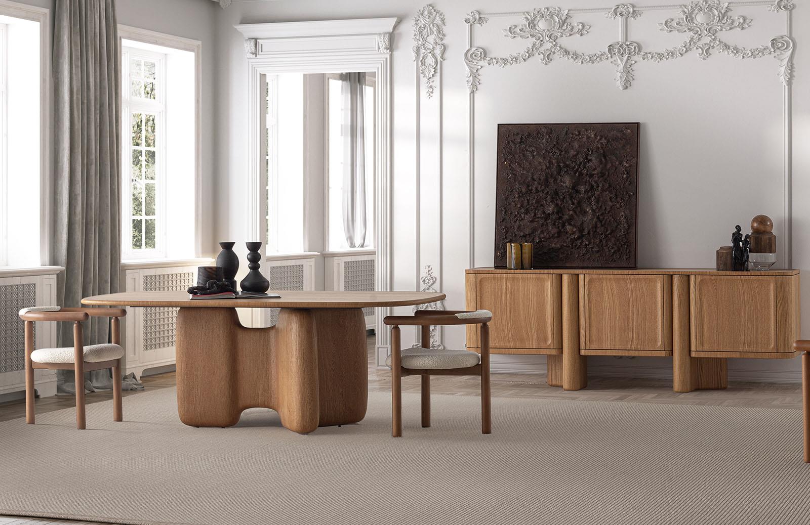 Rosalina Yemek Odası Takımı Modern Yemek Odası