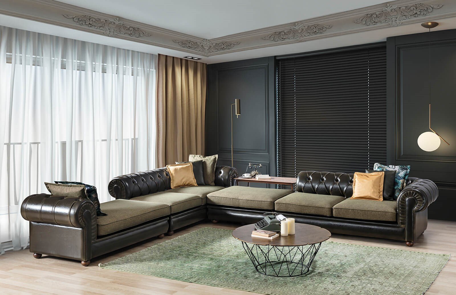 Blair Köşe Takımı Köşe Koltuk