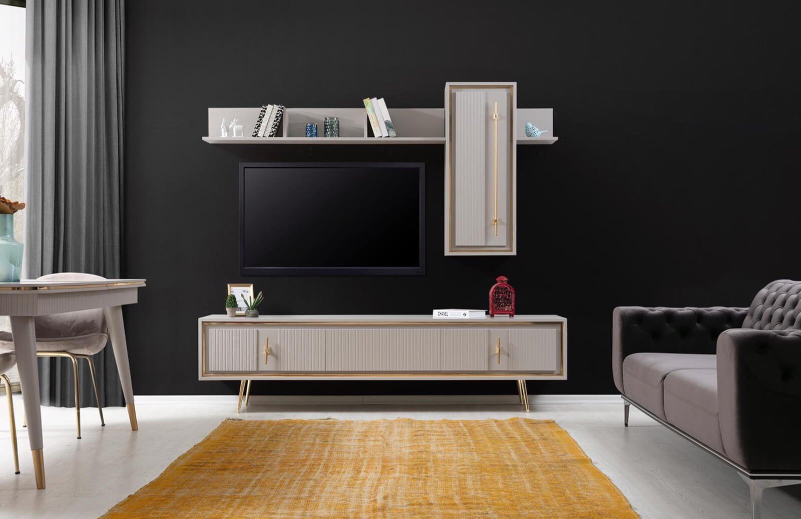 Linda Tv Ünitesi Bej TV Ünitesi