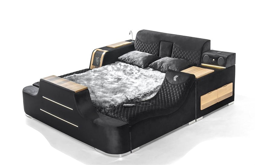 Fontanne Fonksiyonel Masajlı Ses Sistemli Karyola Yatak Odası