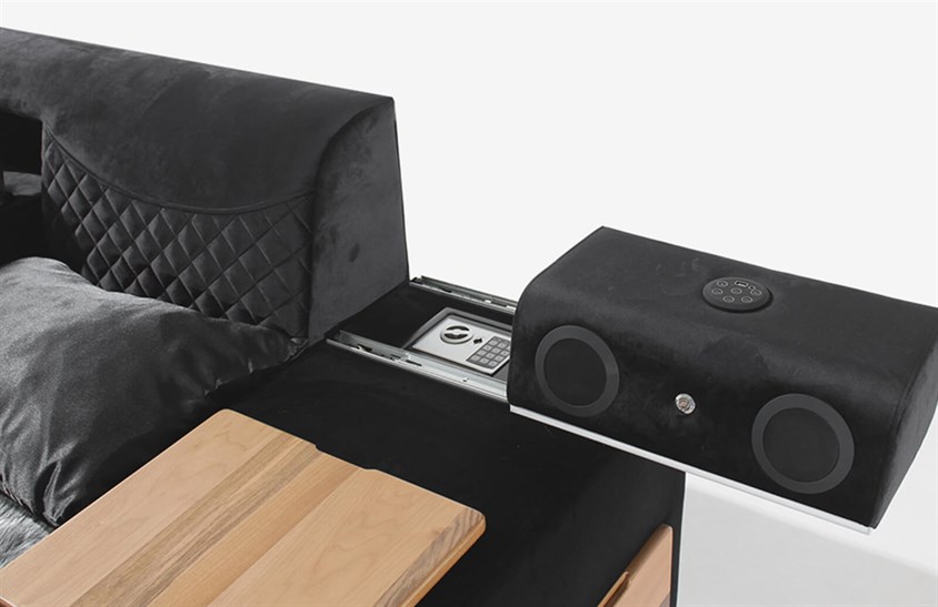 Fontanne Fonksiyonel Masajlı Ses Sistemli Karyola Yatak Odası