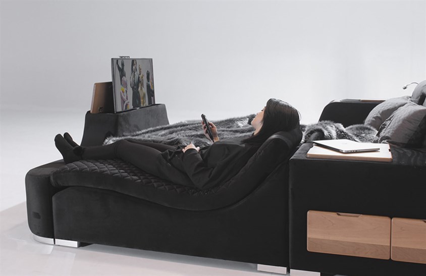 Fontanne Fonksiyonel Masajlı Ses Sistemli Karyola Yatak Odası