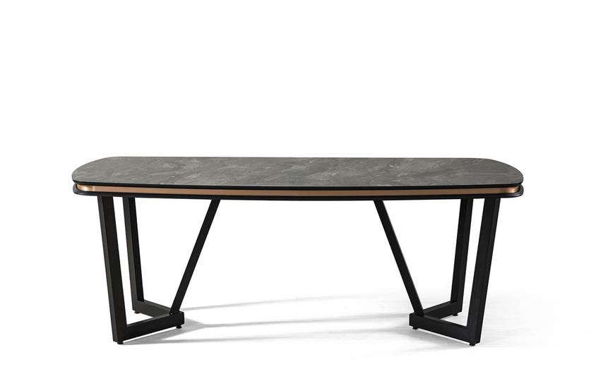 Perla Yemek Odası Takımı Siyah Yemek Odası