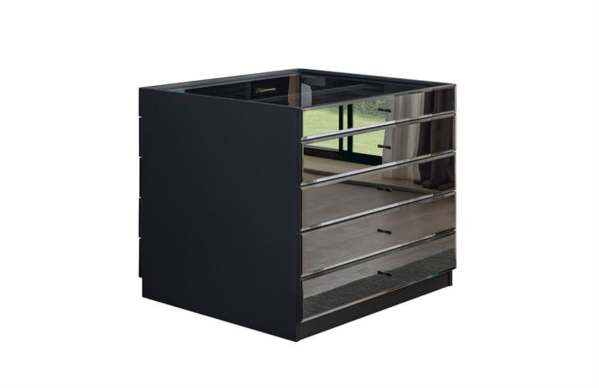 Daisi Köşe Dolap Takımı Antrasit Yatak Odası