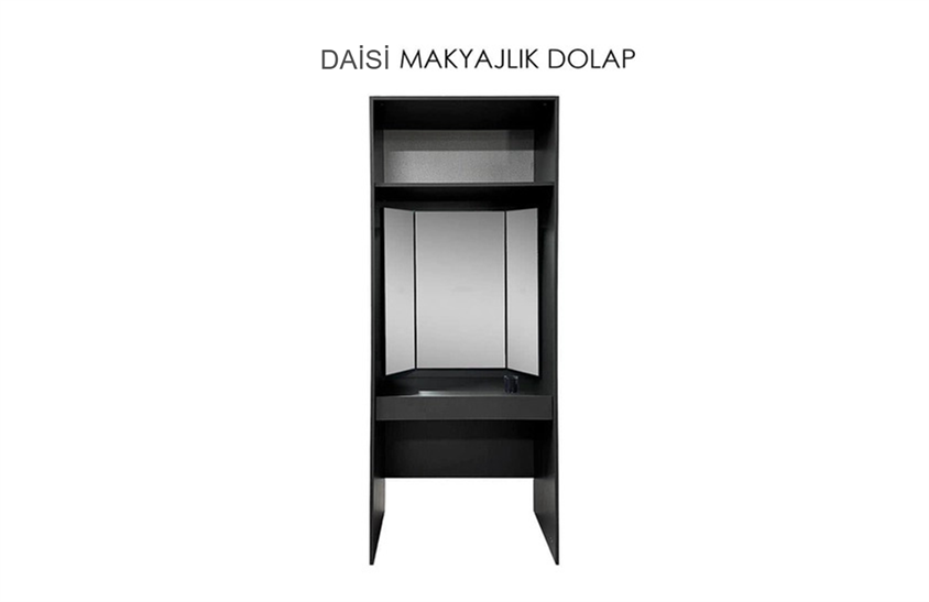 Daisi Köşe Dolap Takımı Antrasit Yatak Odası