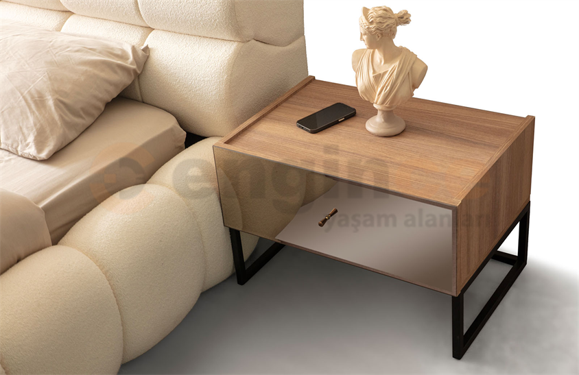 Daisi Yatak Odası Takımı Ceviz Yatak Odası