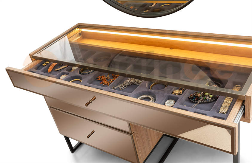 Daisi Yatak Odası Takımı Ceviz Yatak Odası