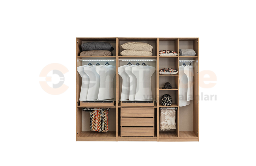 Daisi Yatak Odası Takımı Ceviz Yatak Odası