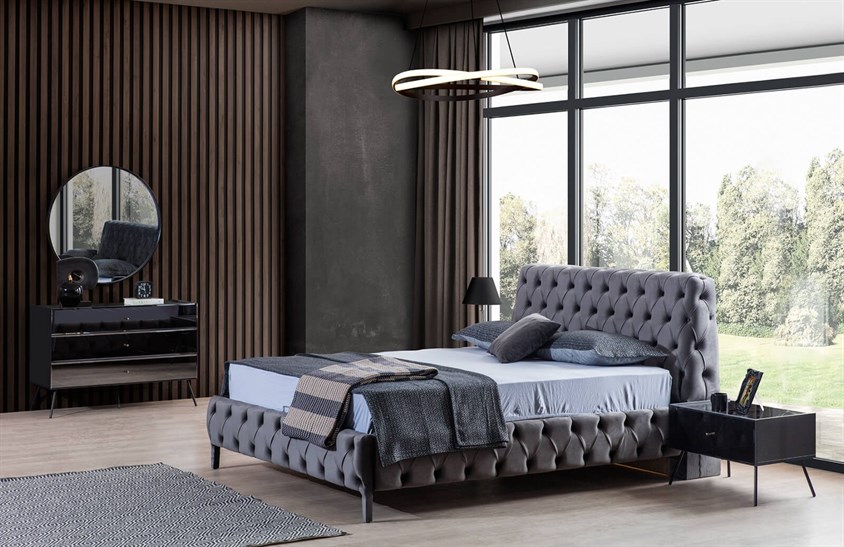 Daisi Yatak Odası Takımı Köşe Dolaplı Giyinme Odası