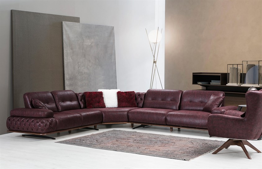 Mantu Köşe Takımı Antik Köşe Koltuk