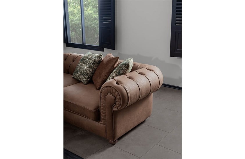 Blair Köşe Takımı Kahve Köşe Koltuk