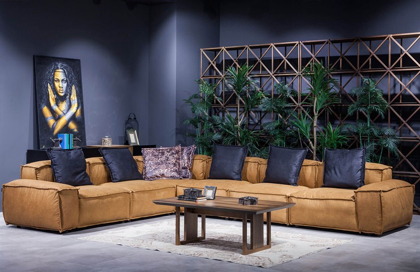 Janelle Köşe Takımı Köşe Koltuk