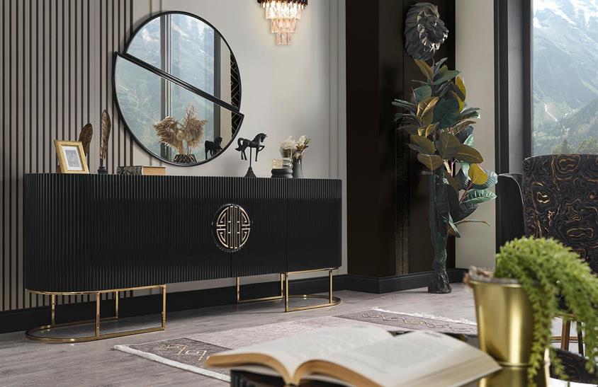 Morten Yemek Odası Takımı Black Yemek Odası