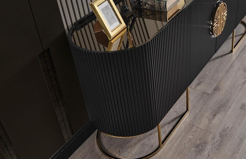 Morten Yemek Odası Takımı Black Yemek Odası