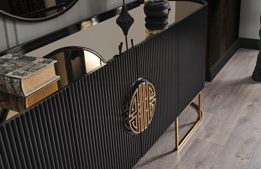 Morten Yemek Odası Takımı Black Yemek Odası