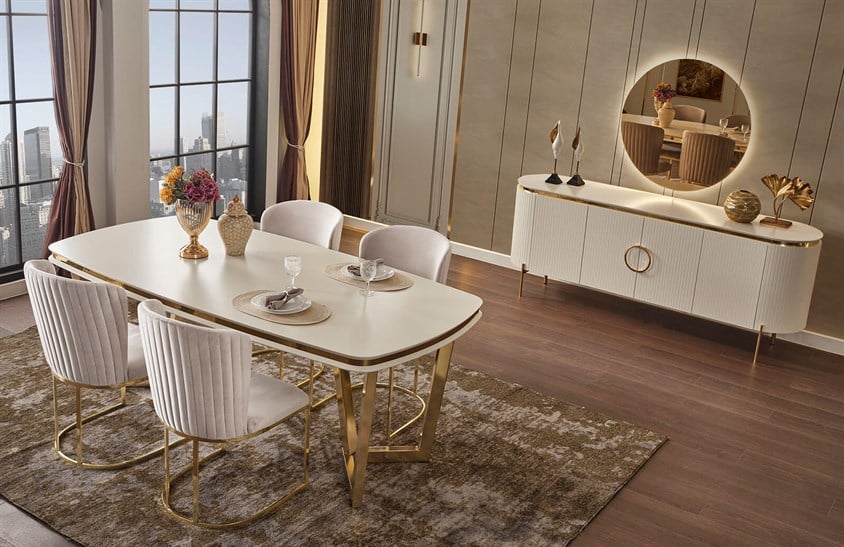 Perla Luxury Yemek Odası Takımı Luxury Yemek Odası