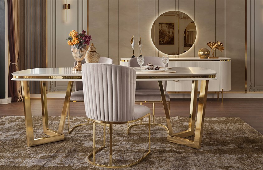 Perla Luxury Yemek Odası Takımı Luxury Yemek Odası