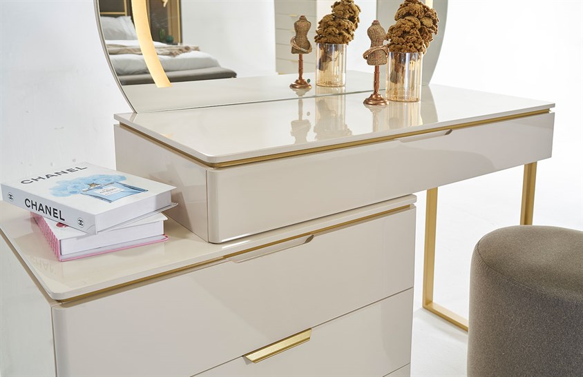 Lemis Yatak Odası Takımı Köşe Dolaplı Giyinme Odası