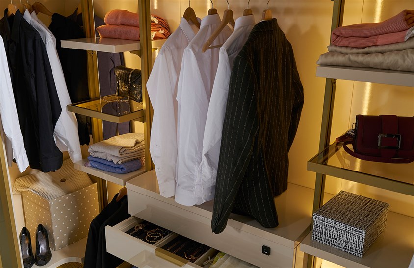 Lemis Yatak Odası Takımı Köşe Dolaplı Giyinme Odası