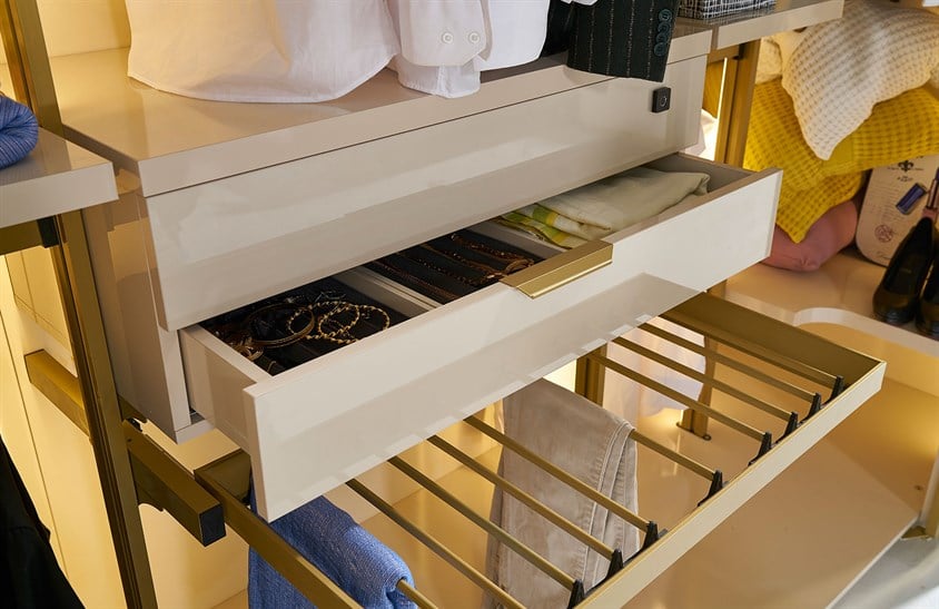 Lemis Yatak Odası Takımı Köşe Dolaplı Giyinme Odası