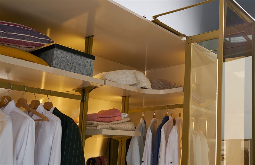 Lemis Yatak Odası Takımı Köşe Dolaplı Giyinme Odası