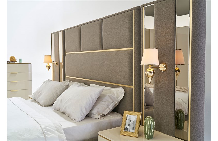 Lemis Yatak Odası Takımı Köşe Dolaplı Giyinme Odası