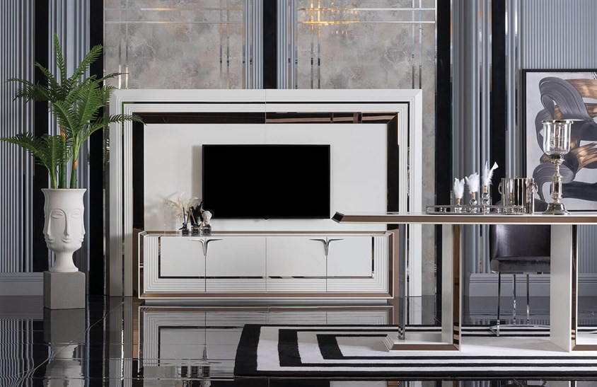 Betsey Tv Ünitesi Ekru TV Ünitesi