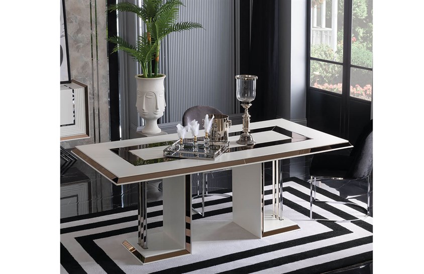 Betsey Yemek Odası Takımı Ekru Yemek Odası