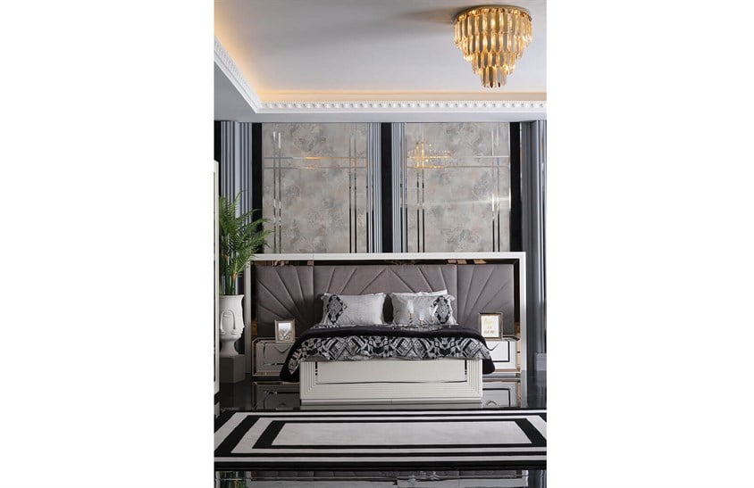 Betsey Yatak Odası Takımı Ekru Yatak Odası