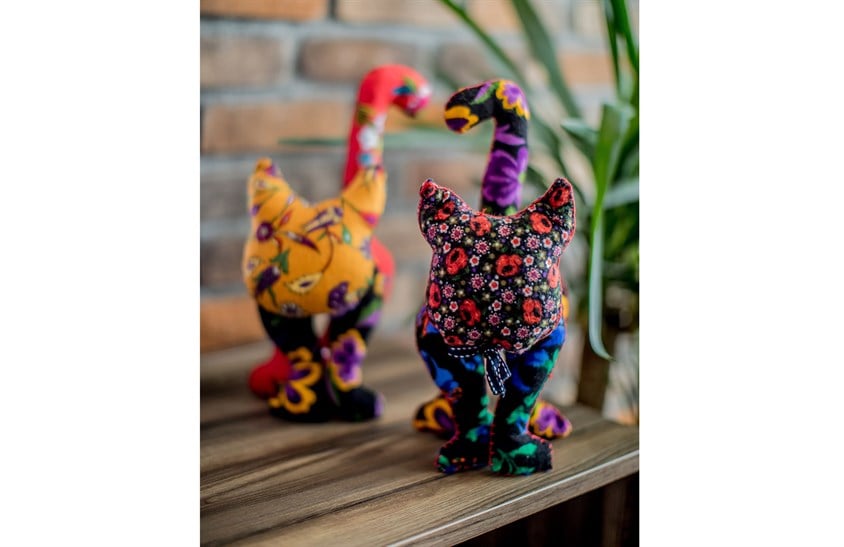 ENGC-GNC- El Yapımı Kedi Uyku Arkadaşı Mor Genç Odası