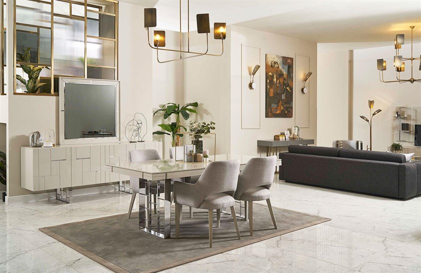 New Bernelle Yemek Odası Takımı Yemek Odası