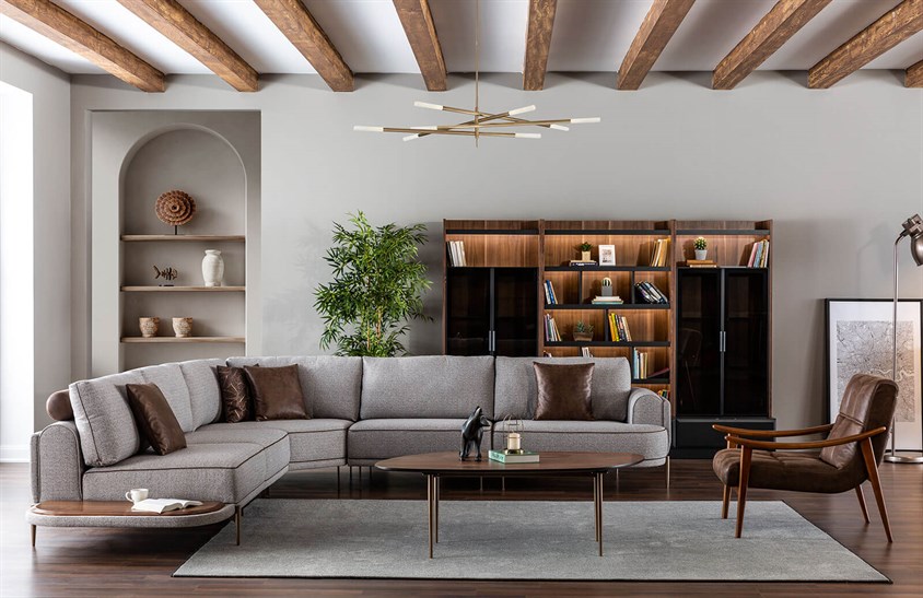 Purpura Köşe Takımı Köşe Koltuk