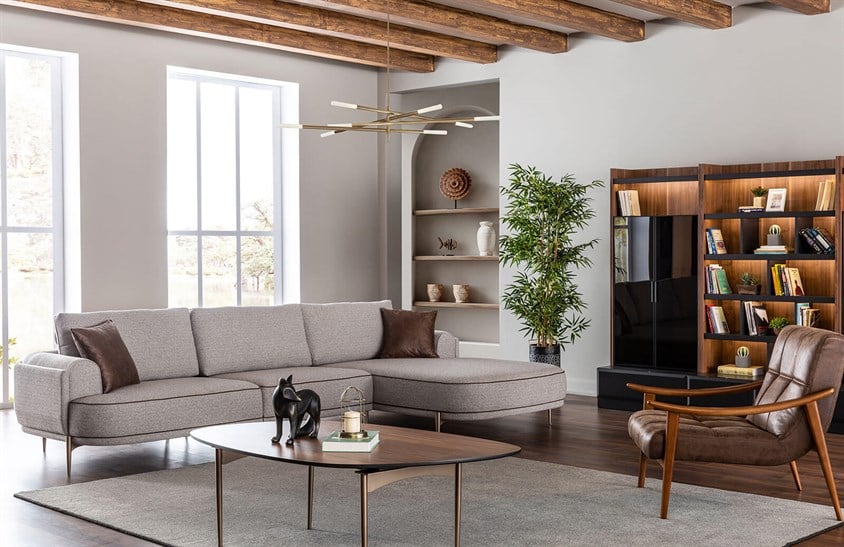 Purpura Köşe Takımı Köşe Koltuk