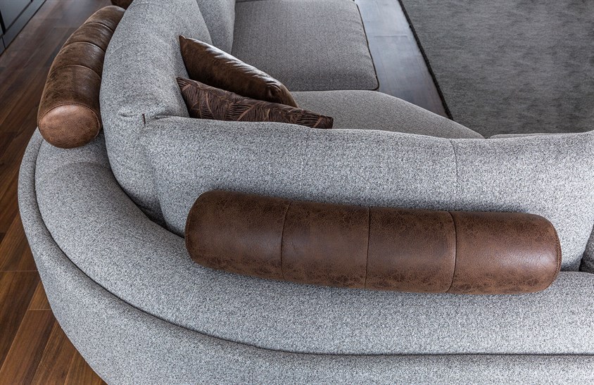 Purpura Köşe Takımı Dinlenmeli Köşe Koltuk