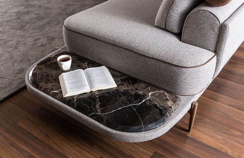 Purpura Köşe Takımı Dinlenmeli Köşe Koltuk