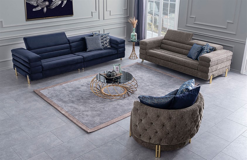 Beryl Koltuk Takımı Gold Koltuk Takımı